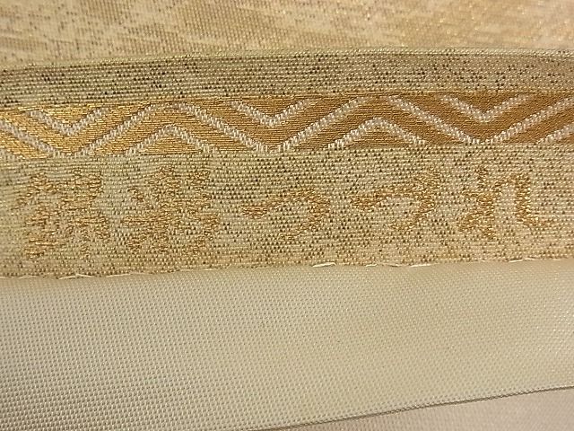 平和屋着物■六通柄袋帯 華重ね 錦彩つづれ 金糸 逸品 dy5947