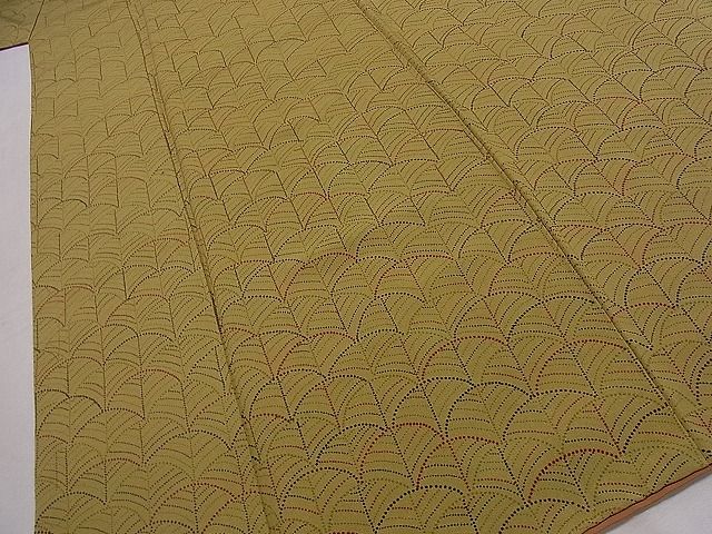 平和屋着物■付下げ 松葉青海波 逸品 dy6345