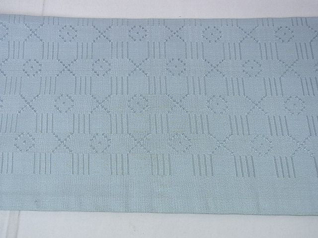平和屋本店■極上 九寸名古屋帯 花倉織 花絽織 秘色色 逸品 DZAA0001kh4 - 平和屋