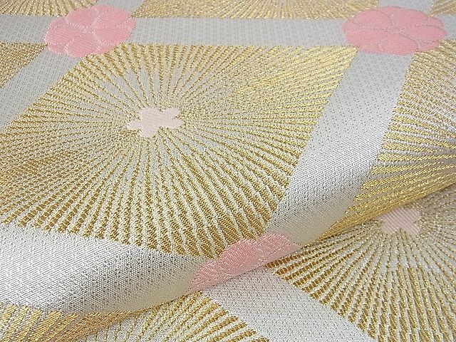 平和屋本店■極上 人間国宝 北村武資 煌彩錦 六通柄袋帯 若松菱花文 金銀糸 逸品 DZAA0015kh4 - 平和屋