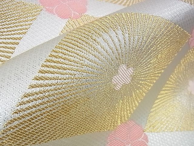 平和屋本店■極上 人間国宝 北村武資 煌彩錦 六通柄袋帯 若松菱花文 金銀糸 逸品 DZAA0015kh4 - 平和屋
