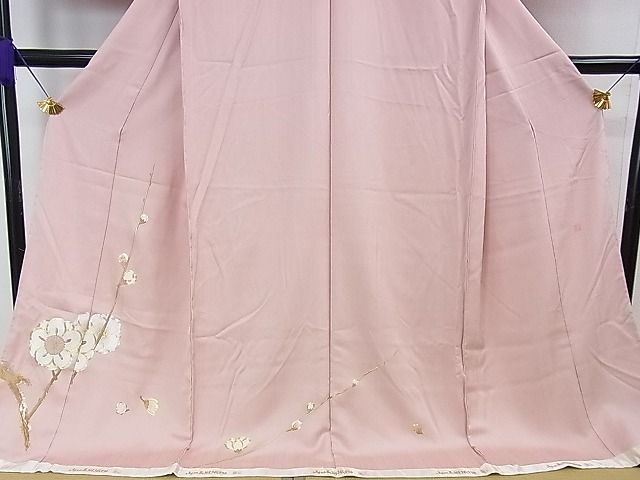 平和屋本店■極上 山口静樹 山口美術織物 訪問着 仮絵羽 駒刺繍 錦繍 御衣 金銀糸 冊子・箱付き 逸品 未使用 DZAA0091kh4 - 平和屋