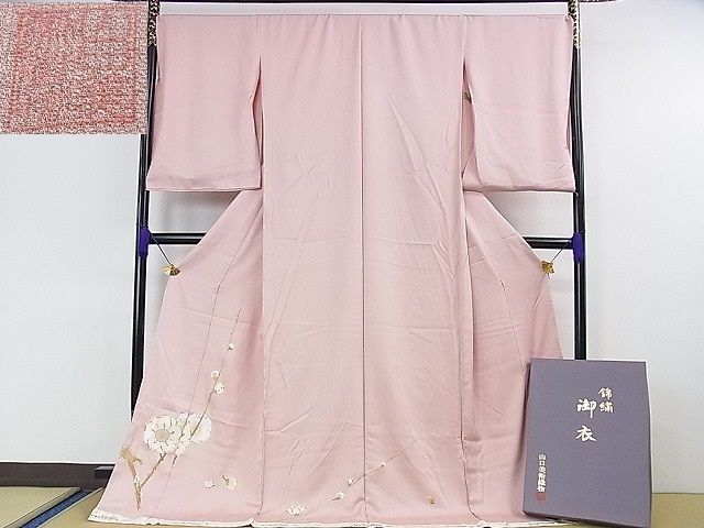 平和屋本店■極上 山口静樹 山口美術織物 訪問着 仮絵羽 駒刺繍 錦繍 御衣 金銀糸 冊子・箱付き 逸品 未使用 DZAA0091kh4 - 平和屋