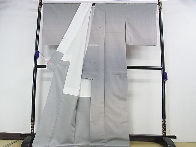 平和屋本店■極上 伝統工芸士 曽根武勇 訪問着 お召地 暈し染め 逸品 DZAA0470kh4 - 平和屋