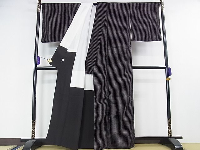 平和屋本店■極上 置賜紬 真綿手引紬 よねざわ新田 紅彩花 鈴乃屋扱い 証紙付き 逸品 DZAA0478kh4 - 平和屋