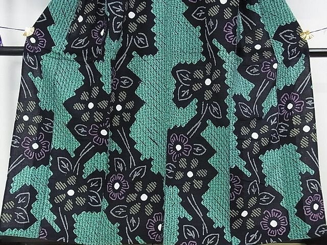 平和屋本店■極上 夏物 浴衣 有松鳴海絞り 草花文 綿 逸品 DZAA0728kh4 - 平和屋