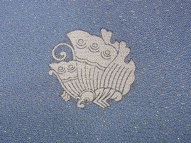 平和屋本店■極上 野口彦太郎 大彦三代目 江戸染繍友禅 色留袖 駒刺繍 薄花色地 金銀糸 銀通し地 松坂屋染織名作展 逸品 DZAA0793kh4 - 平和屋