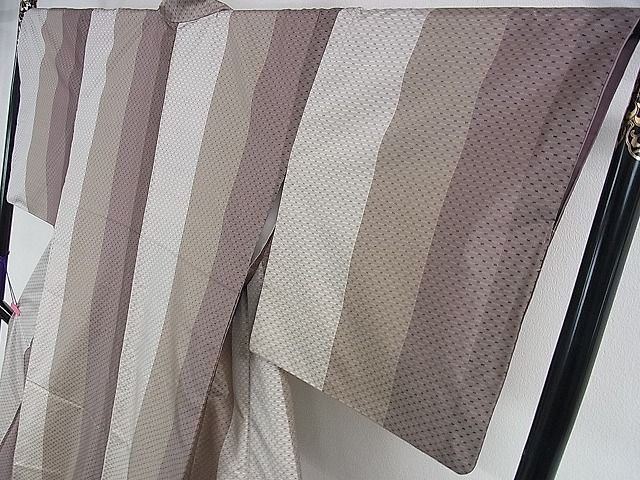 平和屋本店■極上 東郷織物謹製 本場大島紬 間道 さが美扱い 逸品 DZAA0826kh4 - 平和屋