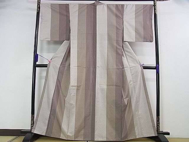 平和屋本店■極上 東郷織物謹製 本場大島紬 間道 さが美扱い 逸品 DZAA0826kh4 - 平和屋