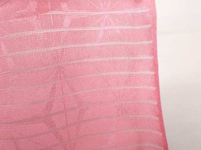 平和屋本店*夏物 和装小物 帯締め・帯揚げセット 絽 麻の葉地紋 逸品 未使用 DZAA10265kh4