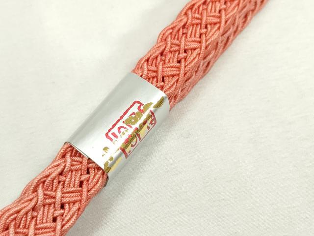 平和屋本店*夏物 和装小物 帯締め・帯揚げセット 絽 流水花地紋 金彩 逸品 未使用 DZAA10366kh5