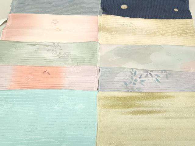 平和屋本店■夏物 和装小物 帯揚げ10枚 逸品 未使用 DZAA10441kh5