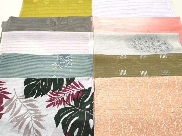 平和屋本店■夏物 和装小物 帯揚げ10枚 逸品 未使用 DZAA10703kh5