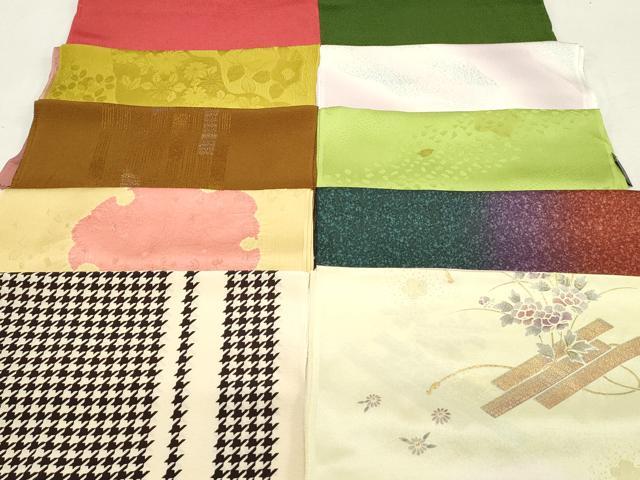 平和屋本店●和装小物 帯揚げ10枚 逸品 未使用 DZAA10773kh5