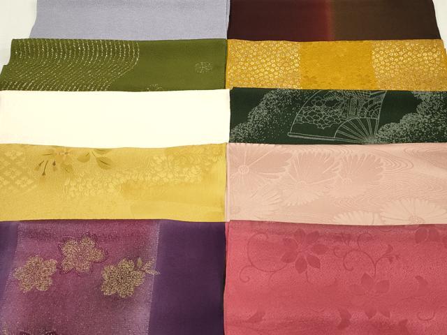 平和屋本店●和装小物 帯揚げ10枚 逸品 未使用 DZAA10781kh5