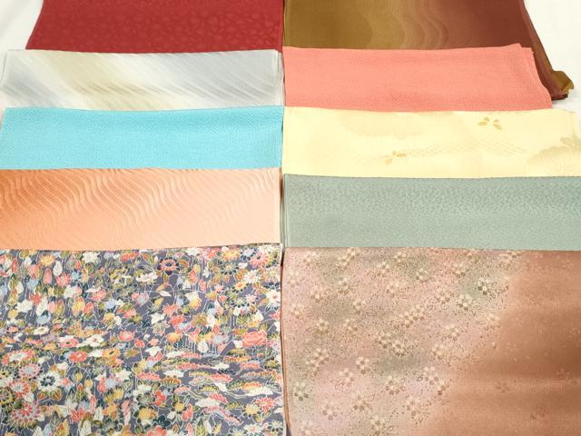 平和屋本店●和装小物 帯揚げ10枚 逸品 未使用 DZAA10887kh5
