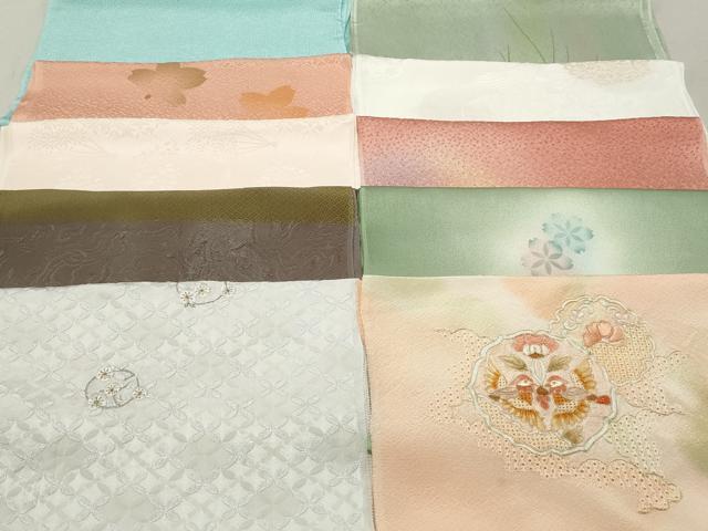 平和屋本店■和装小物 帯揚げ10枚 逸品 未使用 DZAA10914kh5