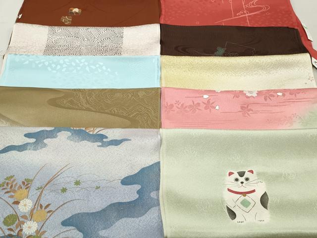 平和屋本店■和装小物 帯揚げ10枚 逸品 未使用 DZAA10923kh5