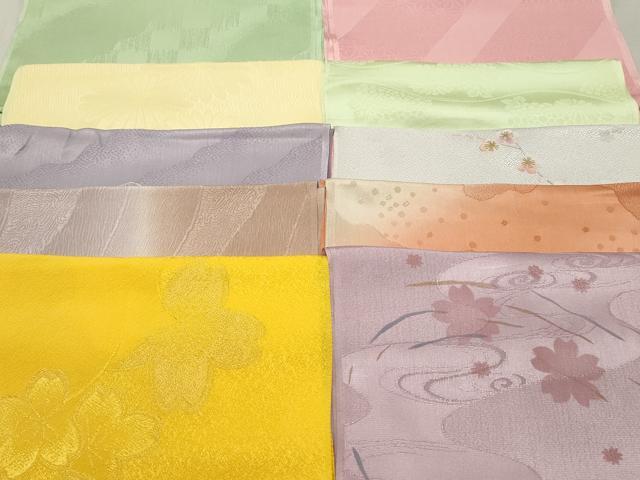 平和屋本店■和装小物 帯揚げ10枚 逸品 未使用 DZAA10925kh5
