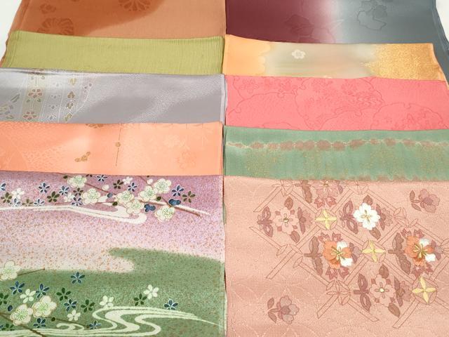 平和屋本店■和装小物 帯揚げ10枚 逸品 未使用 DZAA10946kh5