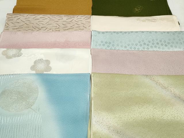 平和屋本店■和装小物 帯揚げ10枚 逸品 未使用 DZAA10964kh5