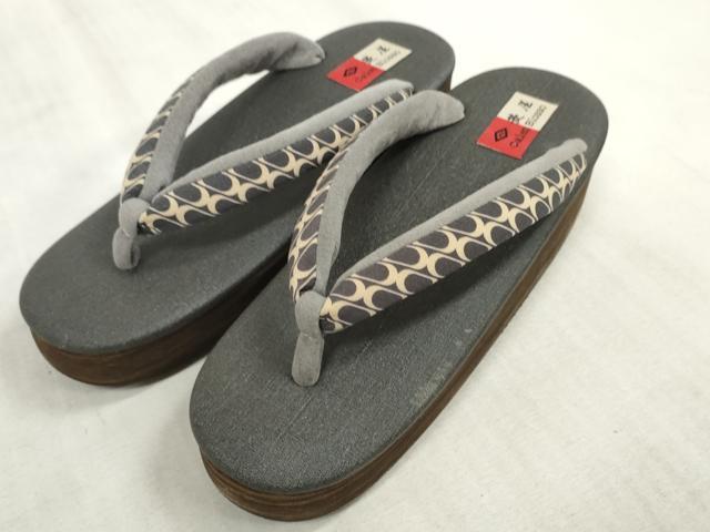 平和屋本店●和装小物 菱屋 Calen Blosso カレンブロッソ カフェ草履 Мサイズ 逸品 未使用 DZAA10993kh5