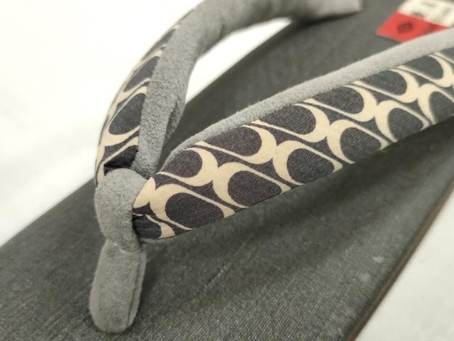 平和屋本店●和装小物 菱屋 Calen Blosso カレンブロッソ カフェ草履 Мサイズ 逸品 未使用 DZAA10993kh5