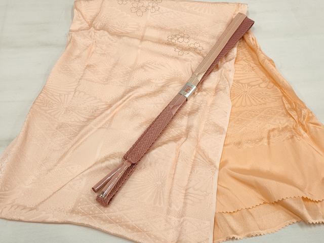 平和屋本店■和装小物 帯締め・帯揚げセット 逸品 未使用 DZAA11058kh5