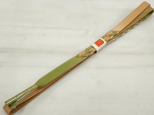 平和屋本店■和装小物 帯締め・帯揚げセット 逸品 未使用 DZAA11064kh5