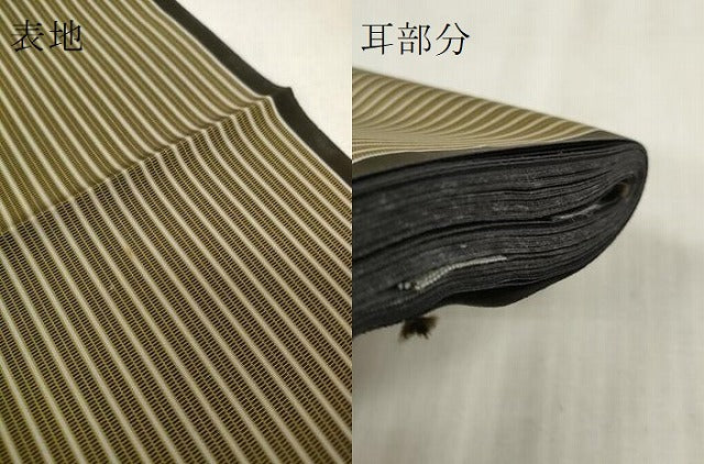 平和屋本店■男性 袴 反物 着尺 仙台平 縞 神尾織物特製 逸品 未使用 DZAA11082kh5