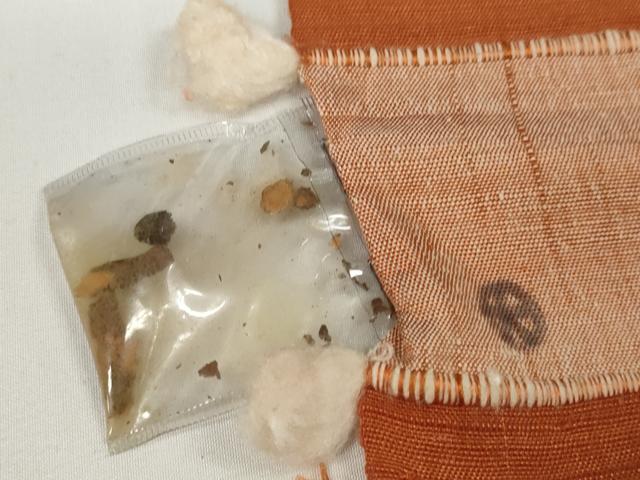平和屋本店●極上 菅原工房 菅原結作 漢方染紬 反物 着尺 あかね 民芸草木染 雀茶色 逸品 未使用 DZAA11122kh5