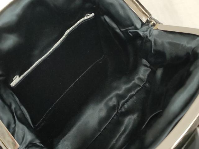 平和屋本店●和装小物 ビーズバッグ 和装バッグ 草花 がま口 持ち手付き レトロ 逸品 DZAA11211kh5