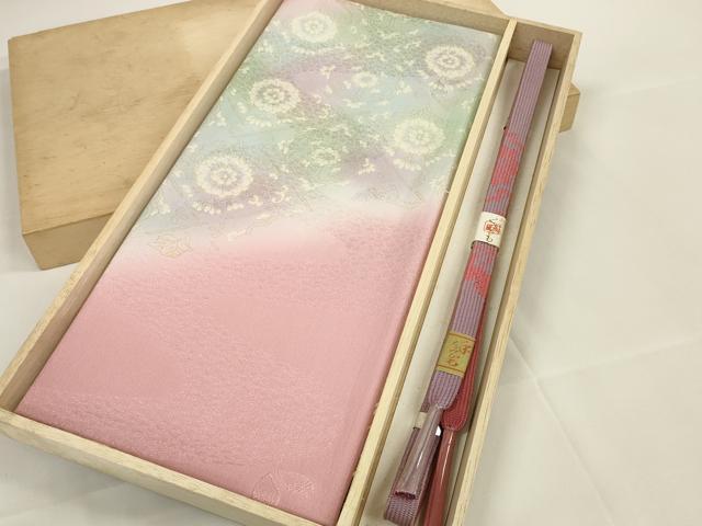 平和屋本店■和装小物 帯締め・帯揚げセット 逸品 未使用 DZAA11441kh5