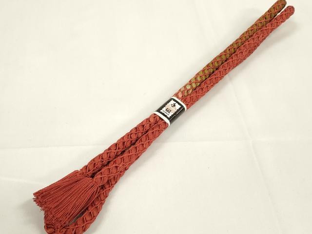 平和屋本店●和装小物 帯締め・帯揚げセット 逸品 未使用 DZAA11445kh5
