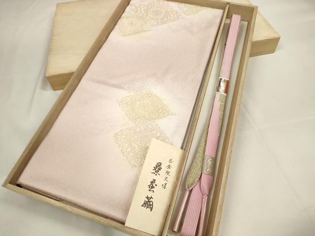 平和屋本店●和装小物 帯締め・帯揚げセット 逸品 未使用 DZAA11448kh5