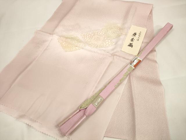 平和屋本店●和装小物 帯締め・帯揚げセット 逸品 未使用 DZAA11448kh5