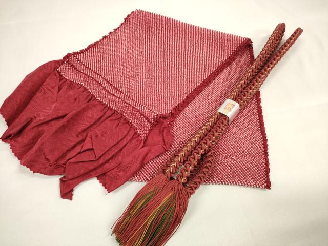 平和屋本店●和装小物 帯締め・帯揚げセット 逸品 未使用 DZAA11452kh5