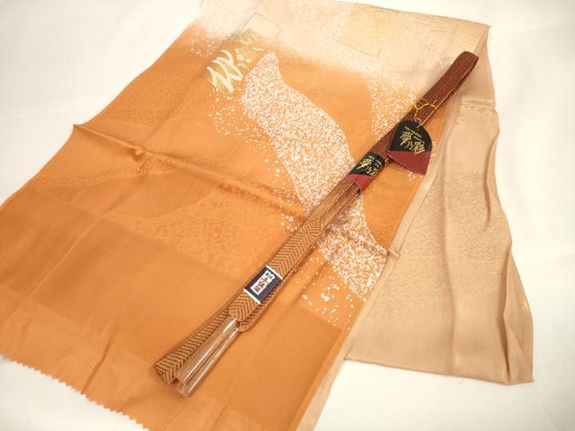 平和屋本店■和装小物 帯締め・帯揚げセット 逸品 未使用 DZAA11453kh5
