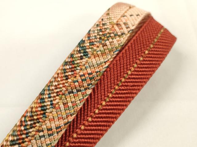 平和屋本店■和装小物 帯締め・帯揚げセット 逸品 未使用 DZAA11454kh5