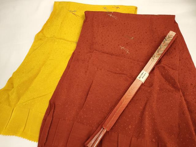 平和屋本店■和装小物 帯締め・帯揚げセット 逸品 未使用 DZAA11454kh5