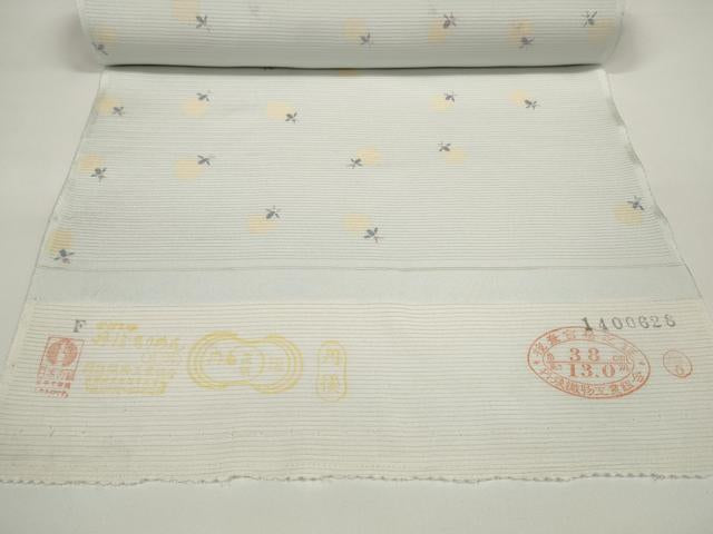 平和屋本店*極上 夏物 小紋 反物 着尺 絽 蛍 ホタル 逸品 未使用 DZAA11469kh5