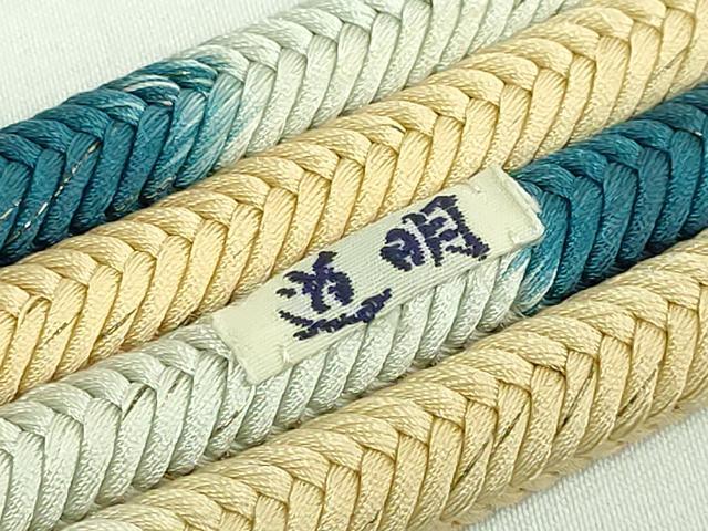 平和屋本店●極上 有職組紐道明 帯締め 奈良組 金糸 宮内庁御用 国立博物館御用 東京芸術大学御用 逸品 DZAA11605kh6