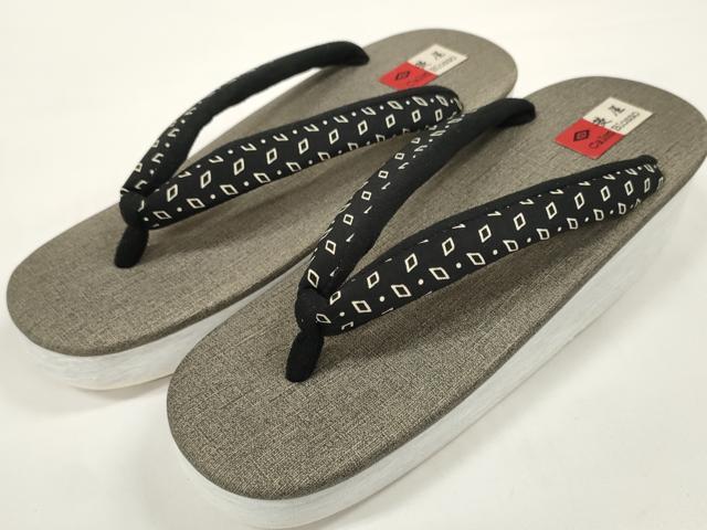 平和屋着物●極上 和装小物 菱屋 Calen Blosso カレンブロッソ カフェ草履 Lサイズ 25.0cm 逸品 未使用 DZAA11710kh6