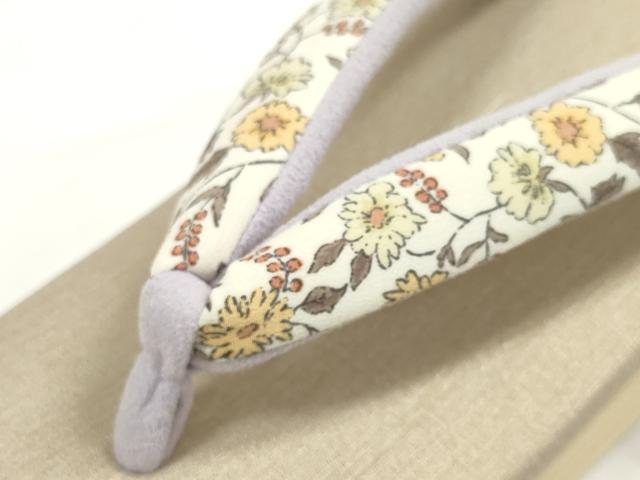 平和屋着物●極上 和装小物 菱屋 Calen Blosso カレンブロッソ カフェ草履 箱付き Lサイズ 25.0cm 逸品 未使用 DZAA11742kh6