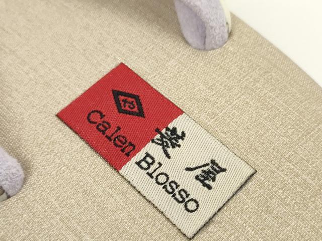 平和屋着物●極上 和装小物 菱屋 Calen Blosso カレンブロッソ カフェ草履 箱付き Lサイズ 25.0cm 逸品 未使用 DZAA11742kh6