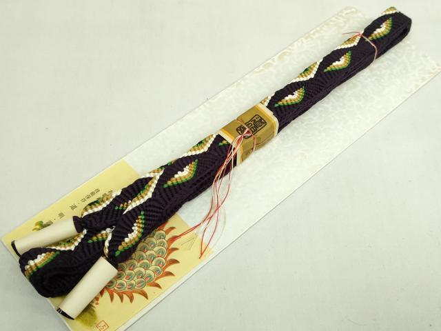 平和屋着物●極上 有職組紐道明 帯締め 唐組 遠山 宮内庁御用 国立博物館御用 東京芸術大学御用 逸品 未使用 DZAA11851kh6