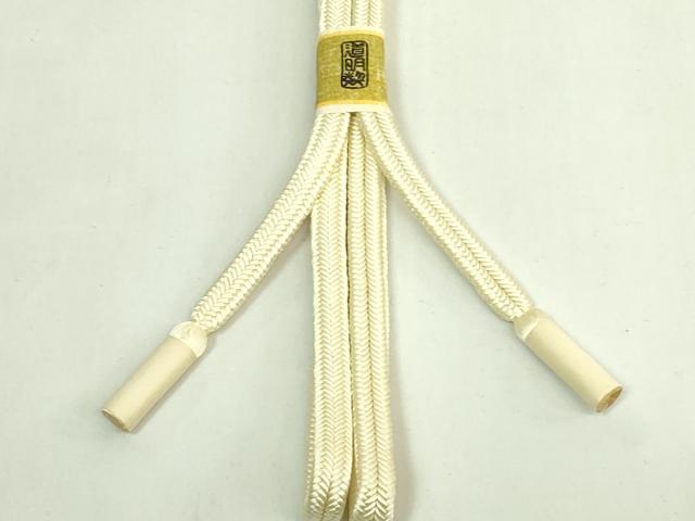 平和屋着物●極上 有職組紐道明 帯締め 冠組 砥粉色 宮内庁御用 国立博物館御用 東京芸術大学御用 逸品 未使用 DZAA11909kh6