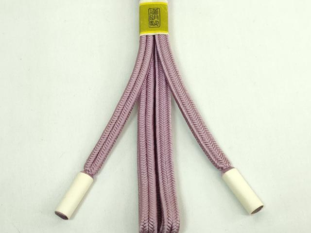 平和屋着物●極上 有職組紐道明 帯締め 冠組 葡萄鼠色 宮内庁御用 国立博物館御用 東京芸術大学御用 逸品 未使用 DZAA11926kh6