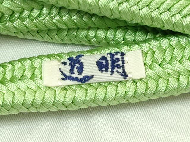 平和屋着物●極上 有職組紐道明 帯締め 冠組 麹塵 宮内庁御用 国立博物館御用 東京芸術大学御用 逸品 未使用 DZAA11942kh6