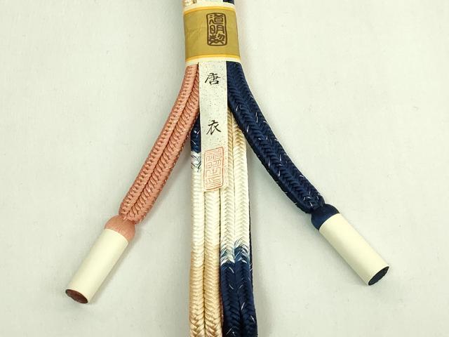 平和屋着物●極上 有職組紐道明 帯締め 冠組 唐衣 金糸 宮内庁御用 国立博物館御用 東京芸術大学御用 逸品 未使用 DZAA11957kh6